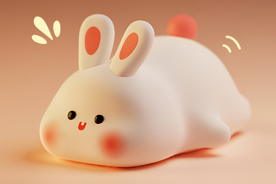 Rechargeable Bunny Bedside Lamp