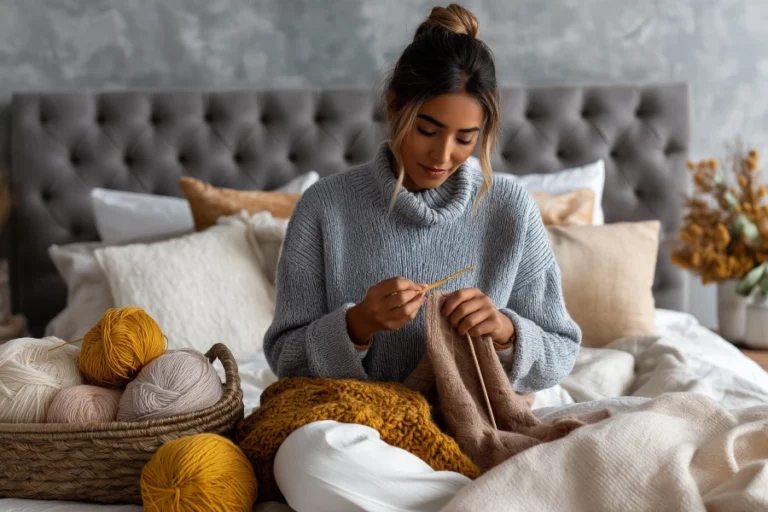 Soft Cable Knit Blanket for Couch